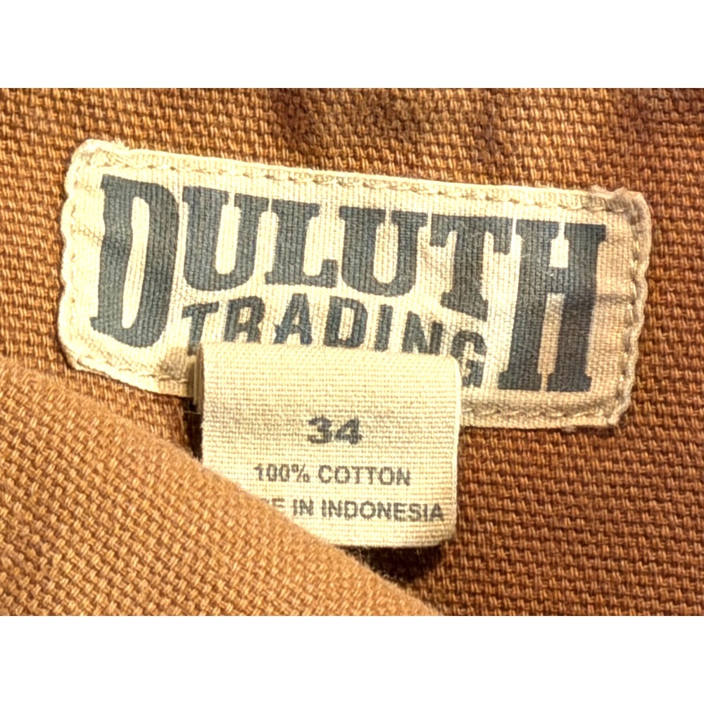 Duluth Trading Co Men's 34 Brown Cargo Shorts Relaxed - Picture 7 of 8